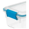 thumbnail image 6 of 7.5 Qt Gasket Box, Stackable Storage Bin with Latching Lid and Tight Seal, Plastic Container to Organize Basement, Clear Base, Lid, 1-Pack, 6 of 7