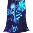 thumbnail image 2 of Un-der_Tale Sans Blanket Soft Warm Flannel Throw Blanket for Bed Sofa Couch Bedroom Living Room Dorm All Season 60"x50", 2 of 6