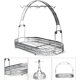 thumbnail image 2 of Stylish Steel Mug Tree Holder Organizer Rack Stand Levamdar WRQX-105-3, 2 of 4