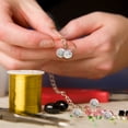 thumbnail image 4 of Luxshiny 100Ud Pequeñas Con Incrustaciones Para Proyectos De Joyería DIY Creativos, 4 of 6