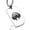 Silver, variant on Stainless Steel Fire Element Dog Tag Pendant Necklace
