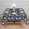 thumbnail image 3 of Dark Blue Cartoon Unicorn Dessert Heart Star Square Tablecloth,Waterproof Square Table Cover,Wipeable Spillproof Washable Table Cover for Home Kitchen Party Decor 42"X42"(107x107cm), 3 of 6