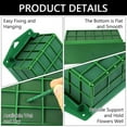 thumbnail image 5 of Tripumer 2 Pcs Rectangle Floral Foam Cage Holder Green Foam Cage Blocks for Fresh Flower Arrangements Decoration Wedding, 5 of 7