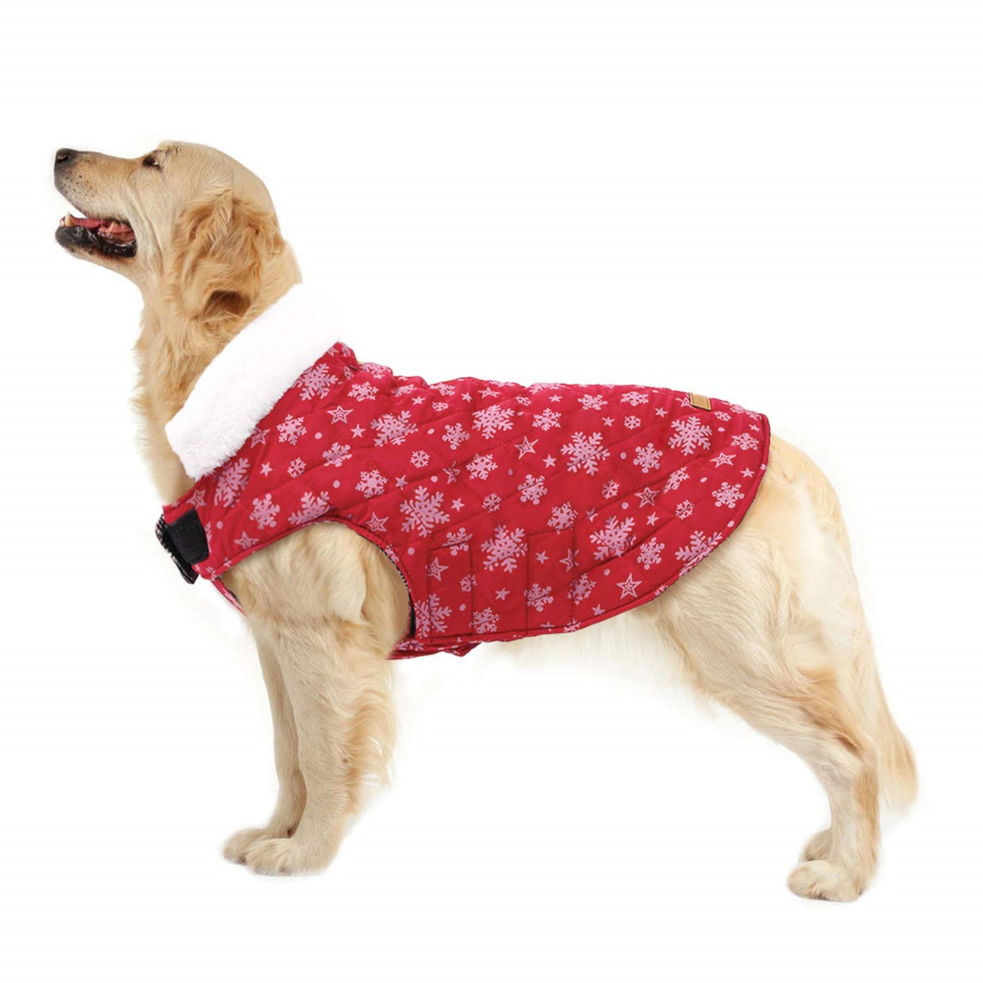 Deago Large Dog Coat Waterproof Winter Warm Dog Clothes Cat Coat Jacket