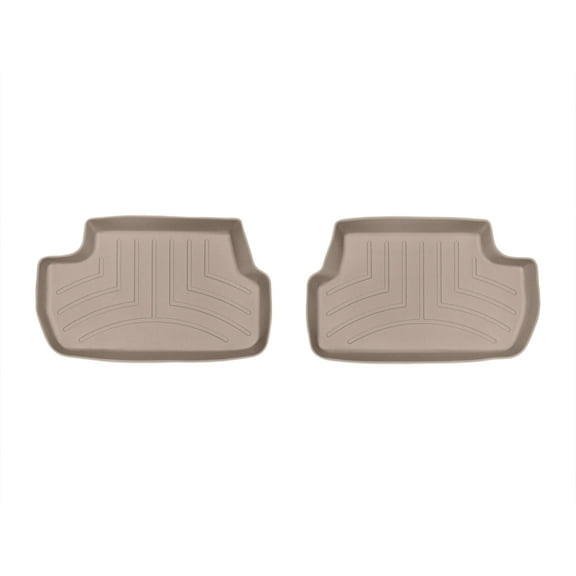 WeatherTech Custom Fit FloorLiners compatible with MINI Hardtop, Cooper - 2nd Row (2-Piece Liner), Tan