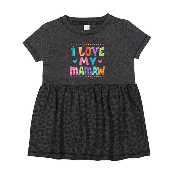 Inktastic I Love My Mamaw Cute Granddaughter Girls Baby Dress