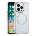 thumbnail image 4 of Designed for Apple iPhone 14 Pro Max Transparent Hybrid Circle Ring Magnetic Compatible with MagSafe Color Frame Metal Buttons Phone Case Cover [Clear], 4 of 4