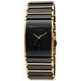 thumbnail image 1 of Rado Integral Black Ceramic & Gold PVD Coated Steel Mens Watch Date R20787162, 1 of 5