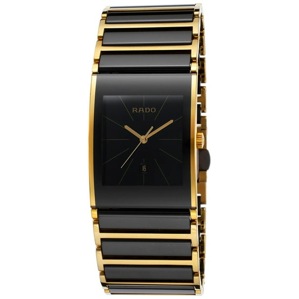 Rado - Rado Integral Black Ceramic & Gold PVD Coated Steel Mens Watch