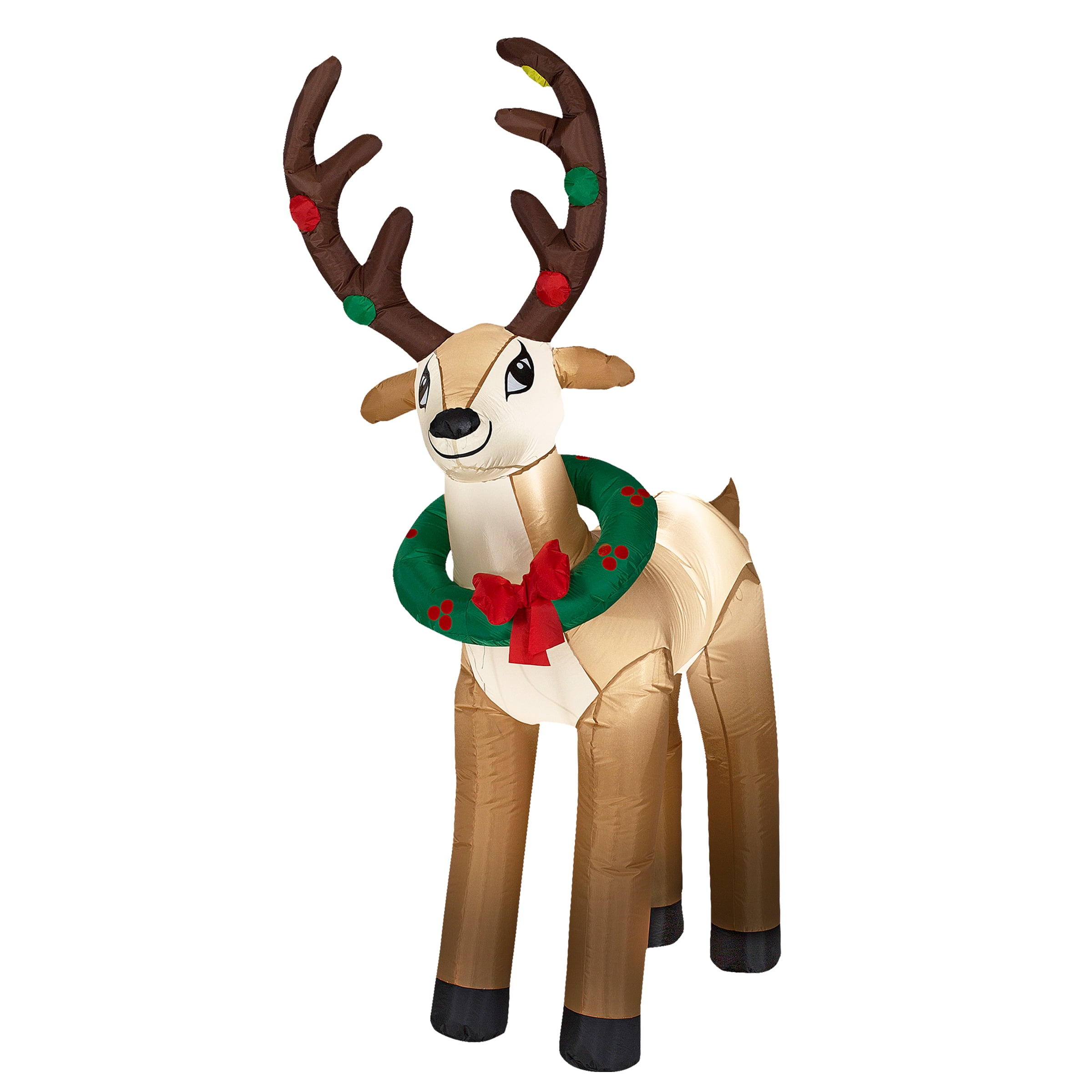 72" Inflatable Santa’s Reindeer