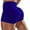 Blue, variant on Womens Yoga Shorts Workout Shorts Gym Sport Shorts Yoga Pants High Waist Booty Push up Running Short Leggings Elastic Butt Lift Tights