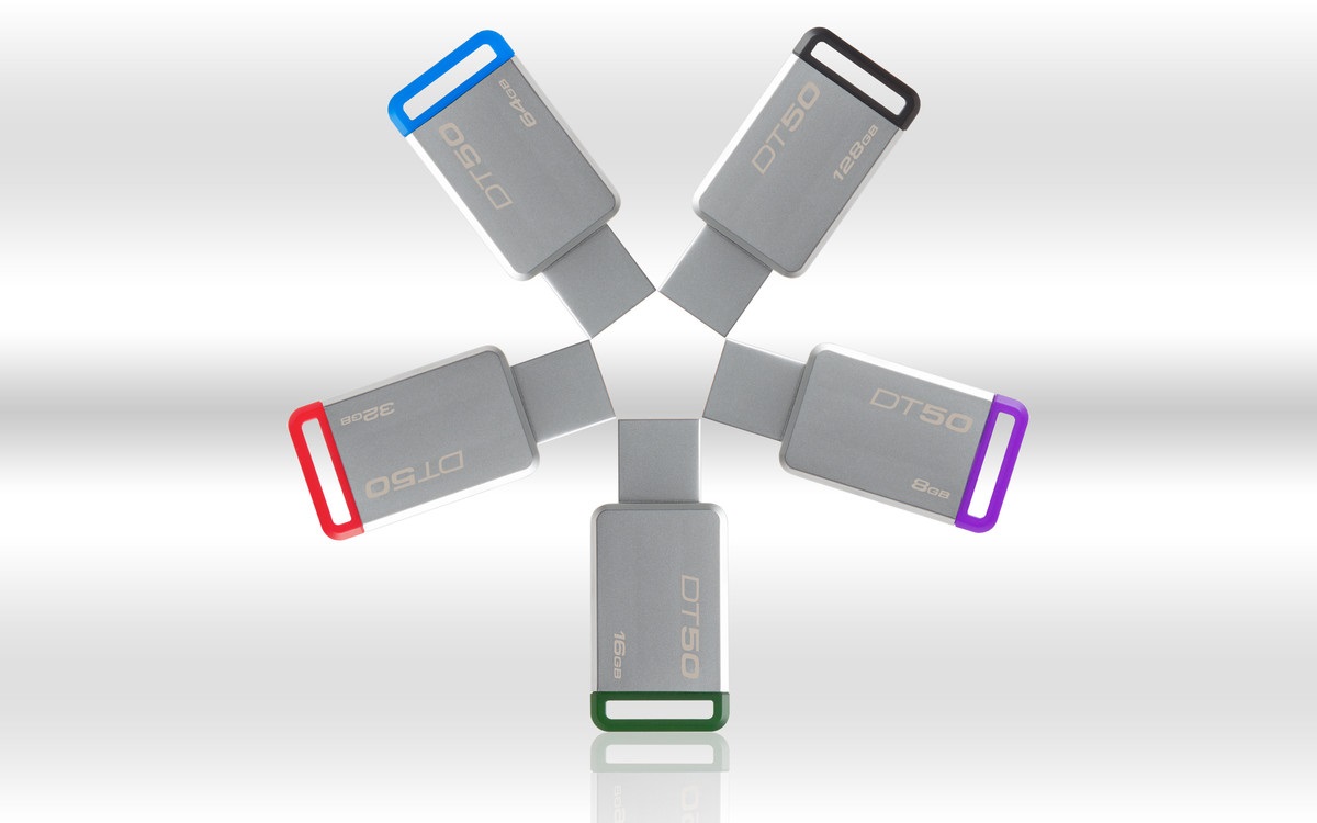 Kingston DataTraveler DT50, 128GB, USB 3.0 Flash Drive, Metal/Black Casing (DT50/128GB) - image 5 of 5