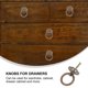 thumbnail image 3 of unbranded 2Ud Tirador De Gabinete De Madera Apariencia Antigua Con Textura Única Para, 3 of 8