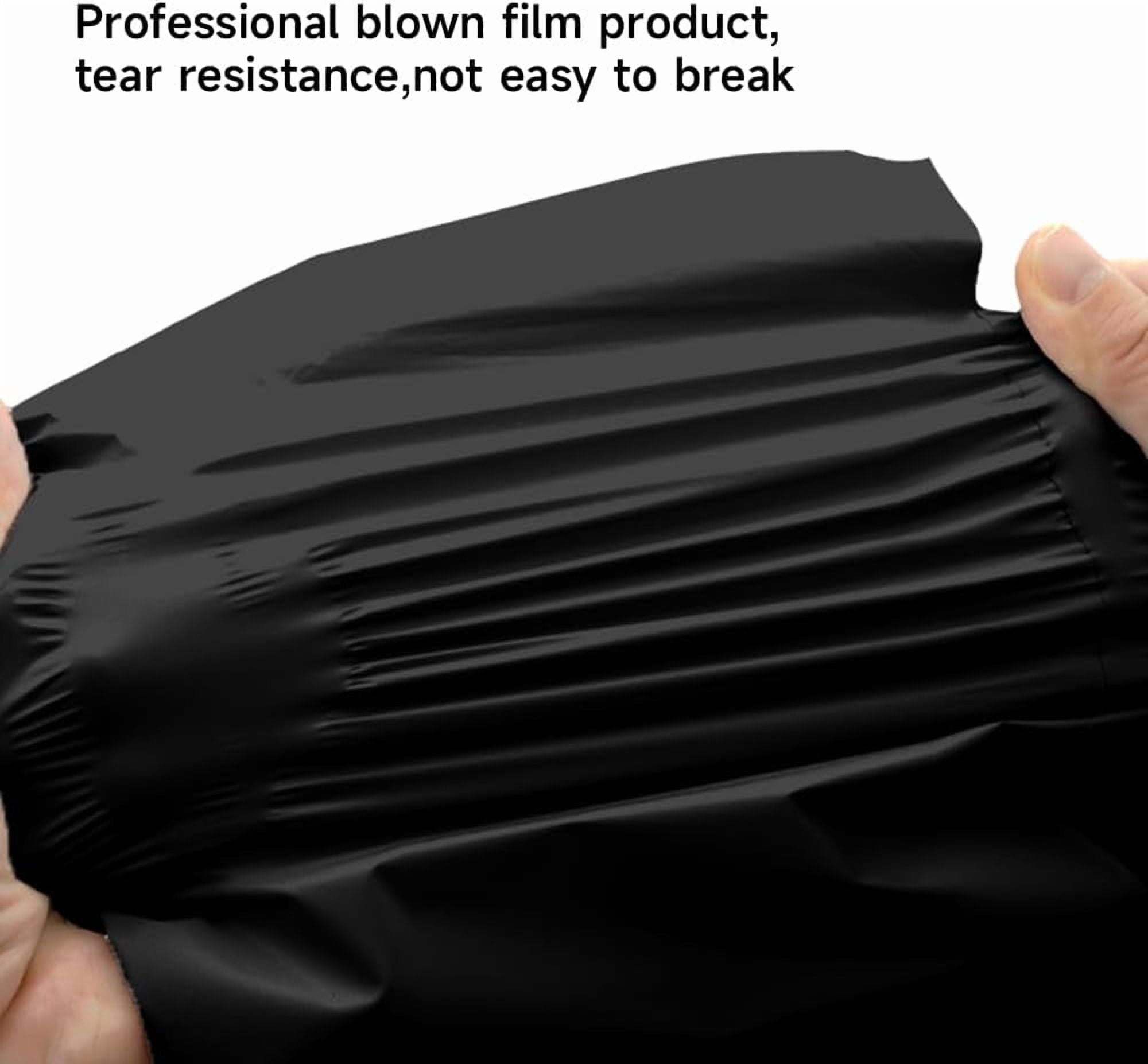 TRAEKESYI Poly Mailers Black 24x24 Inch 50 Pcs Shipping Bags for Clothing, Shipping Envelopes, Strong Self Seal Mailing Bags for Small Business, Poly Bags for Clothes