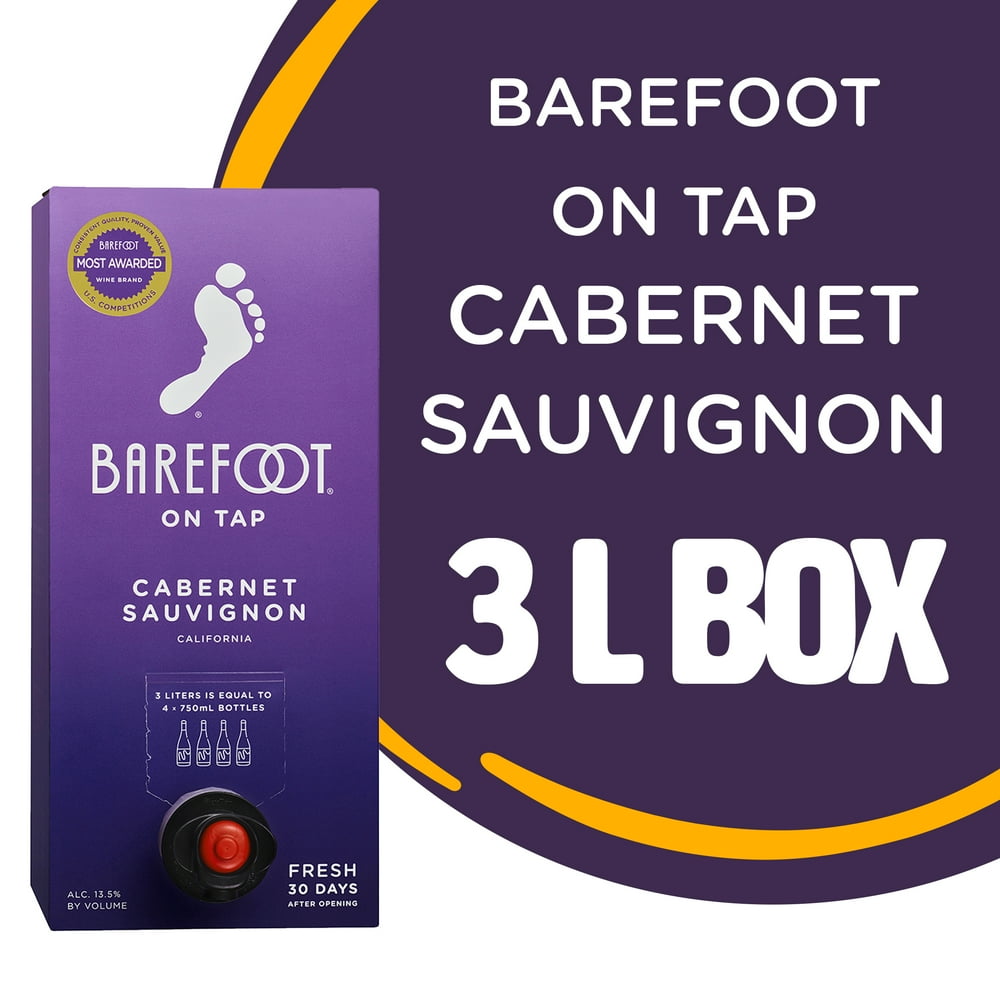 Barefoot Cellars On Tap Sauvignon Red Wine 3L Box Wine