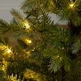 thumbnail image 4 of Nearly Natural 3ft. Pre-Lit Artificial Christmas Tree in Jute Wire Planter with 30 Warm White LED Lights, 4 of 10