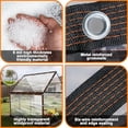 thumbnail image 4 of 10x20ft Clear Waterproof Tarps Heavy Duty Transparent Tarpaulins Clear Vinyl Tarps with Grommet,Outdoor Transparent Cover for Greenhouse,Patio,Porches,Tent,Chicken Coop, 4 of 8