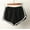 *Black, variant on BODOAO Women's Athletic Shorts High Waisted Running Shorts Pocket Sporty Short Gym Elastic Workout Shorts Women Beach Short Pants Casual Sport Shorts Summer Pants Black L
