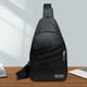 thumbnail image 1 of pstuiky Mochila bandolera con correa y orificio para USB y orificio para auriculares. Mochila con correa para senderismo bolso bandolera multiusos., 1 of 6