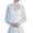 White, variant on Women Elegant Side Split Long Sleeve Wedding Shawl Cape Halter Neck Chiffon Shrug Capelet Open Front Backless Floral Lace Bridal Jacket Bolero