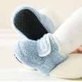 thumbnail image 4 of FAIWAD Baby Infants Girls Boys Fleece Warm Sock Shoes Toddlers Solid Color Winter House Slipper Shoes, 4 of 6