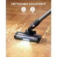 thumbnail image 4 of Homeika H320 Cordless Vacuum Cleaner, 28KPA Powerful Suction 8-in-1 Multi-Tool 55min Runtime LED Motorized Brush One-Click Dust Emptying for Pet Hair and Allergies,Black, 4 of 9