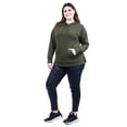thumbnail image 2 of Sudadera con capucha Roman Fashion /Tallas Extras, 1011 (Verde militar) verde oscuro 44, 2 of 6
