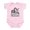 Petal Pink, variant on CafePress - Raised On Reagan Infant Bodysuit - Baby Light Bodysuit, Size Newborn - 24 Months