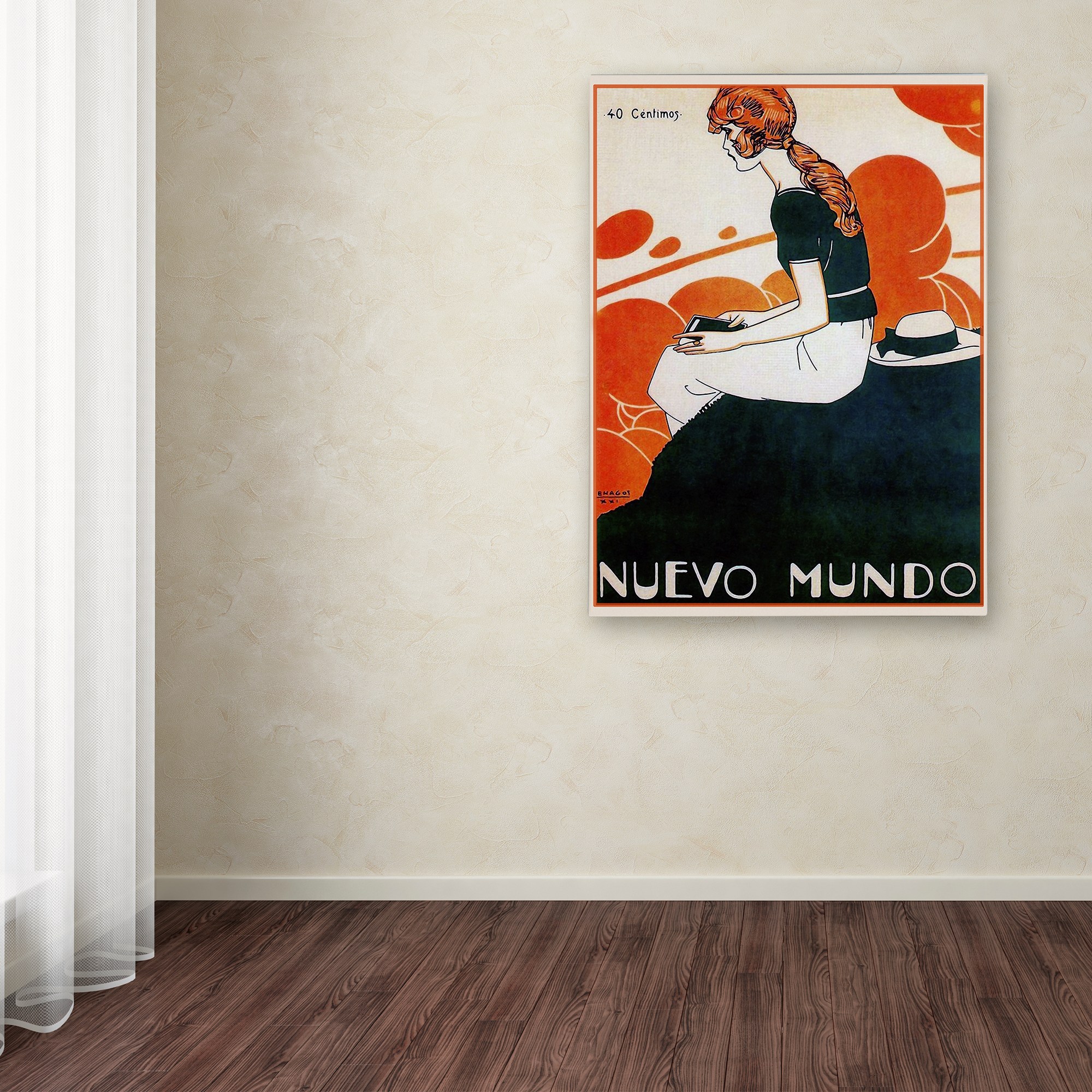 Trademark Fine Art Vintage Lavoie Mag 11 Canvas Wall Art - 14x19
