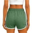 thumbnail image 5 of TAGOLD Womens Shorts Solid Color Loose Elastic Waist Side Pocket Casual Summer Sport Shorts, 5 of 5