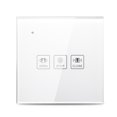 thumbnail image 1 of Yeacher Rideau Intelligent Wi-Fi Interrupteur Tactile Panneau en Verre Contrôle Vocal Compatible avec Alexa Google Home, 1 of 8