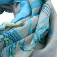 thumbnail image 3 of Premium Large Vintage Cars & Wheels Print Fashion Scarf Wrap, 3 of 3