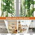 thumbnail image 6 of Lfeey Blackout Curtains, Green Palm Leaf Print Grommet Curtains, Room Darkening for Bedroom Apartment, 84 Inches Long, 2 Panels, 6 of 6