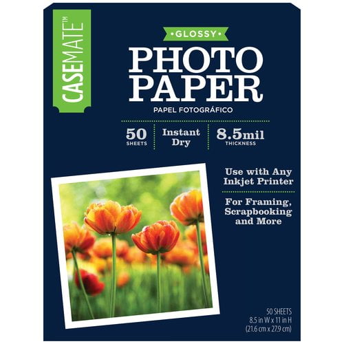 glossy paper walmart