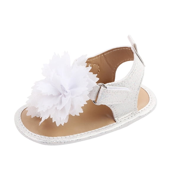 Generic Baby Flip Flop Infant Girls Single Shoes Mesh Flowers First Shoes Toddler Sandals Shoes