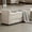 White, variant on HIUU Gray Ottoman with Storage,Boucle End of Bed Bench with Double Storage Space,Napped Fabric End of Bed Bench Queen Size With Rolled Armrest For Living Room,Entryway,Dormitory