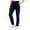 Navy, variant on Ohufall Cargo Pants for Women Fashion Casual Solid Elastic Waist Hiking Pants Lightweight Outdoor Sport Joggers