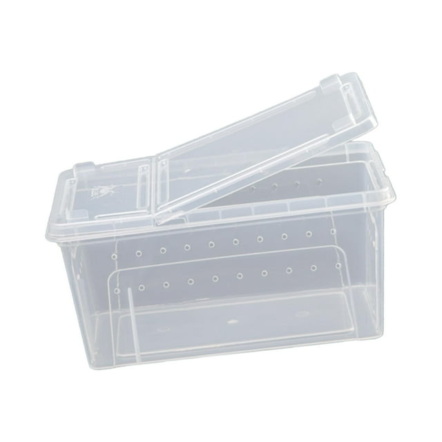 Guardoinrt Reptile Breeding Box Portable Reptile Terrarium Snake Silkworm Scorpions for