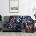thumbnail image 5 of Lsque Five Nights At Freddy'S Print Flannel Throw Blanket, Ultra-soft Blanket for Bed, Couch, Car, Hypoallergenic Anti-pilling blanket-, 5 of 8