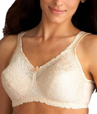 Playtex Women's 18 Hour Airform Comfort Lace Wirefree Full Coverage Bra US4088 