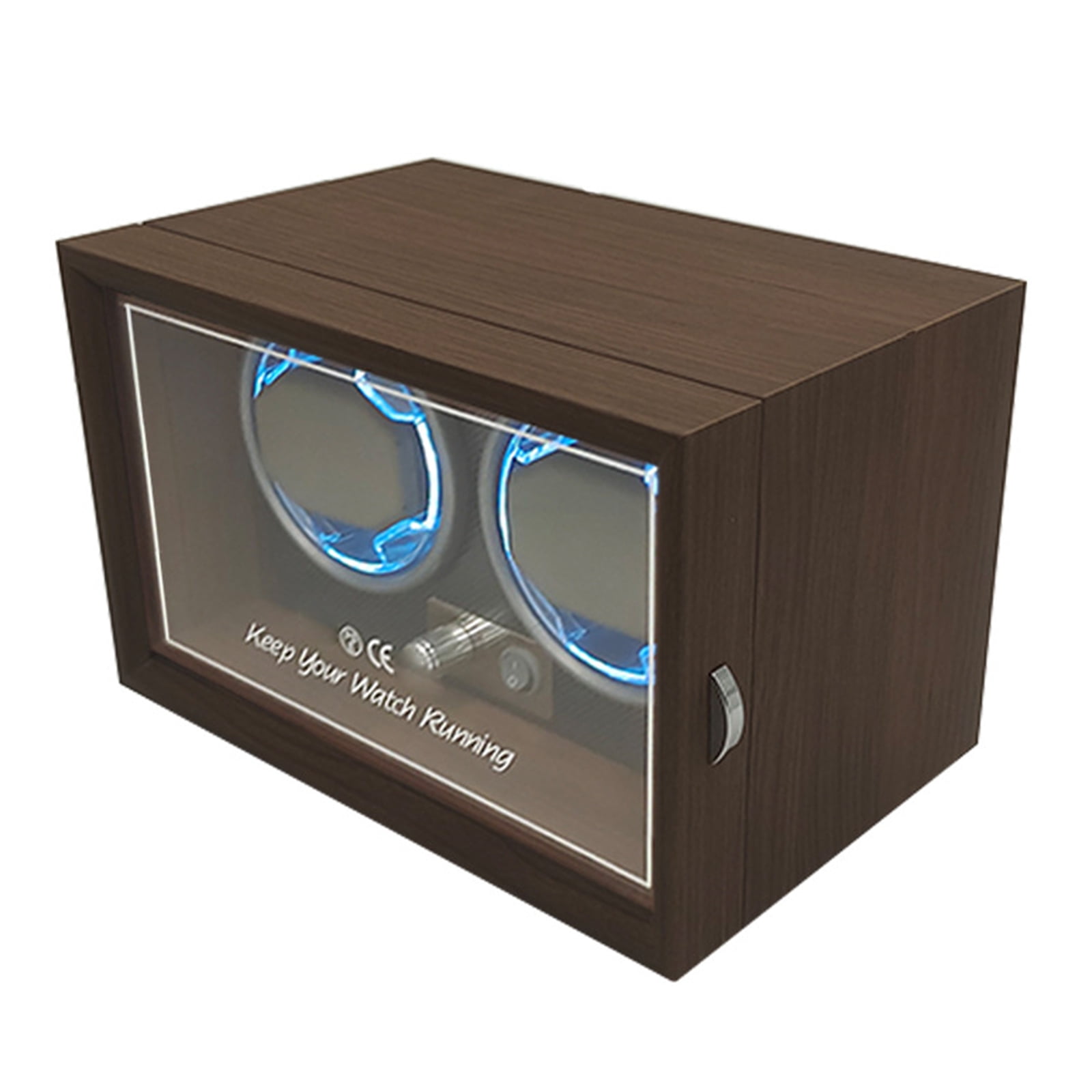 USB Automatic Watch Winder with 2 Slots Adjustable Speeds Watch Rotators for Mechanical Watches Storage and Display Use