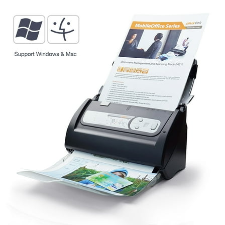 Plustek PS286 Plus Document Scanner Support TWAIN, Windows 7/8/10/11, Mac ~14.x