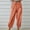 01Orange, variant on pbnbp Capris for Women Casual Summer Drawstring High Elastic Waist Cotton Linen Capri Pants Plus Size Womens Capris with Pockets