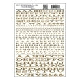thumbnail image 2 of Woodland Scenics Extended Roman Letters, Gold WOOMG717, 2 of 4