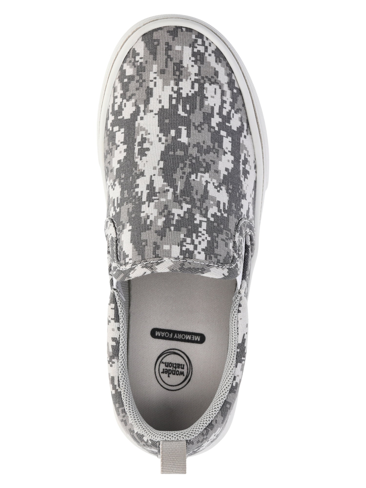 Wonder Nation Little and Big Boys Casual Slip On Sneakers
