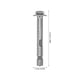 thumbnail image 2 of WEUVEB 8Ud Tornillos Para Paredes De Con De Acero Inoxidable Duradero, 2 of 6