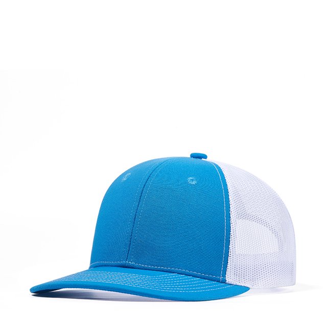Sombrero de camión con borde curvado, sombrero de red para protección solar al aire libre para hombres, sombrero para conductores de camiones de pesca y montañismo