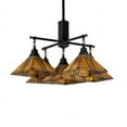 thumbnail image 5 of Meyda Tiffany 231650 Square Prairie Corn 5 Light 54" Wide Chandelier - Brown, 5 of 6