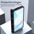 thumbnail image 5 of Cowithday All-inclusive Cover Case for Google Pixel Fold 5G 2023, Wireless Charging Camera Lens Protector Screen Protector Magnetic Hinge Protection Drop-Proof Shockproof Kickstand Case, Black, 5 of 7