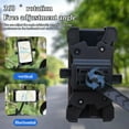 thumbnail image 2 of Motorcycle Phone Holder Auto Lock Handlebar Rearview Mirror Mobile Phone Mount Anti-slip Universal Motorbike Bicycle Cell Phone Holder, 2 of 8